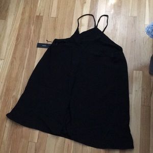 Black shift dress